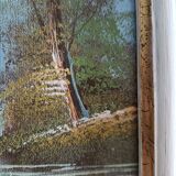 Tableau paysage signé M. Hail
