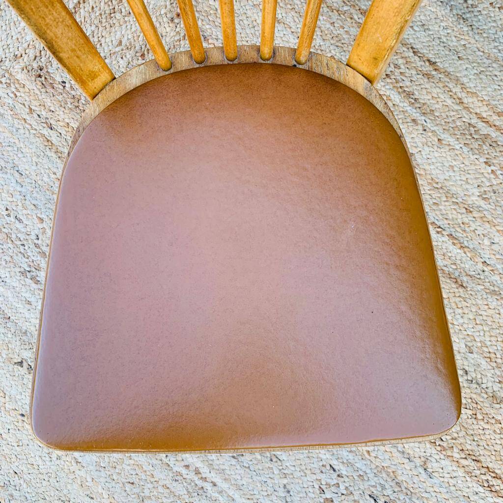 Set of 8 mismatched chairs