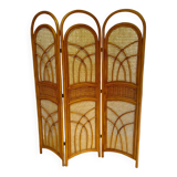 Vintage screen - cane and rattan -
