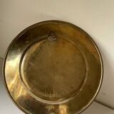Vintage brass wall candle holder sconce diameter 18 cm