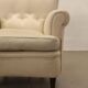 Fabric armchair Italy 1950s