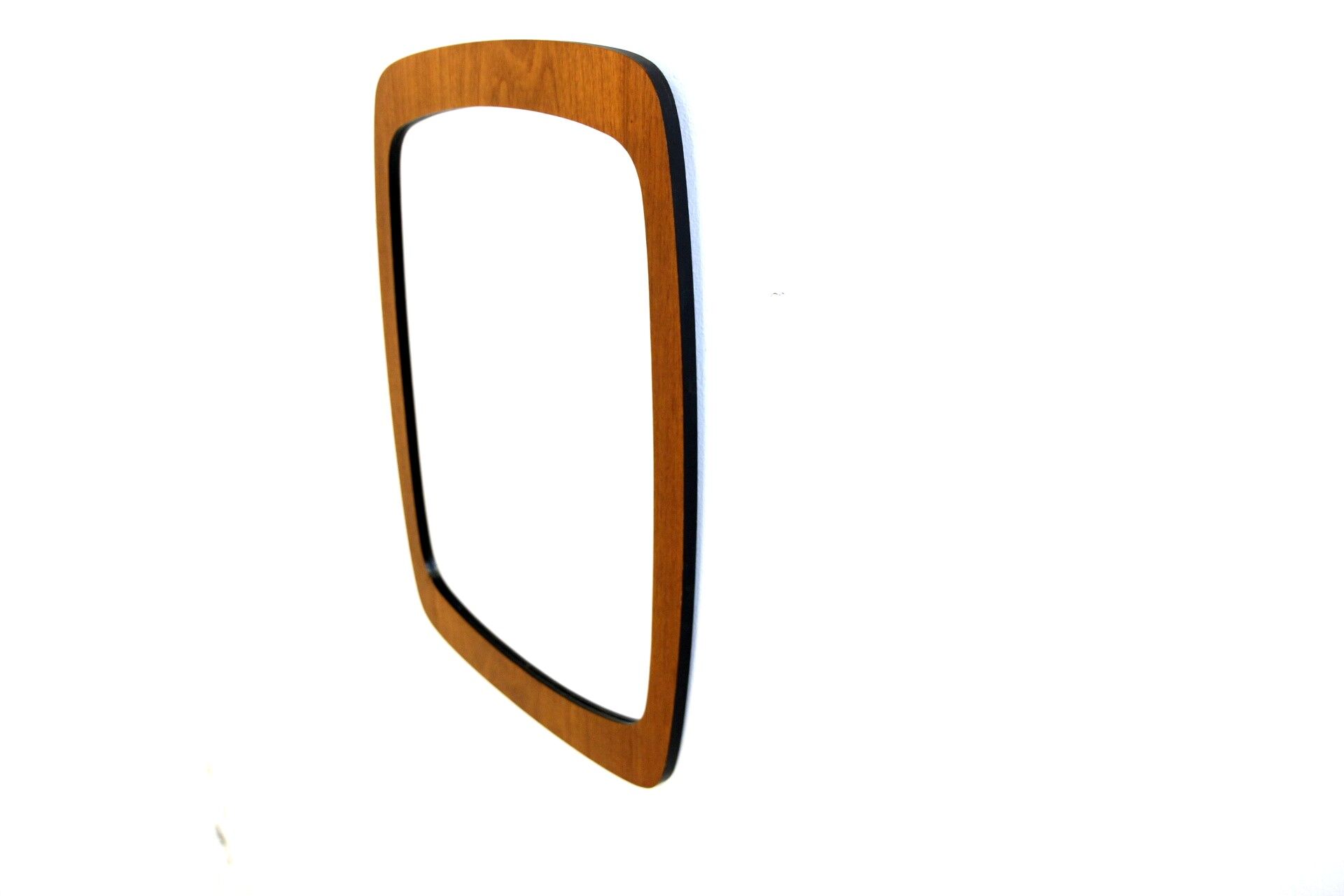 Mirror "Pebble" teak, Sweden, 1960, 62x47cm