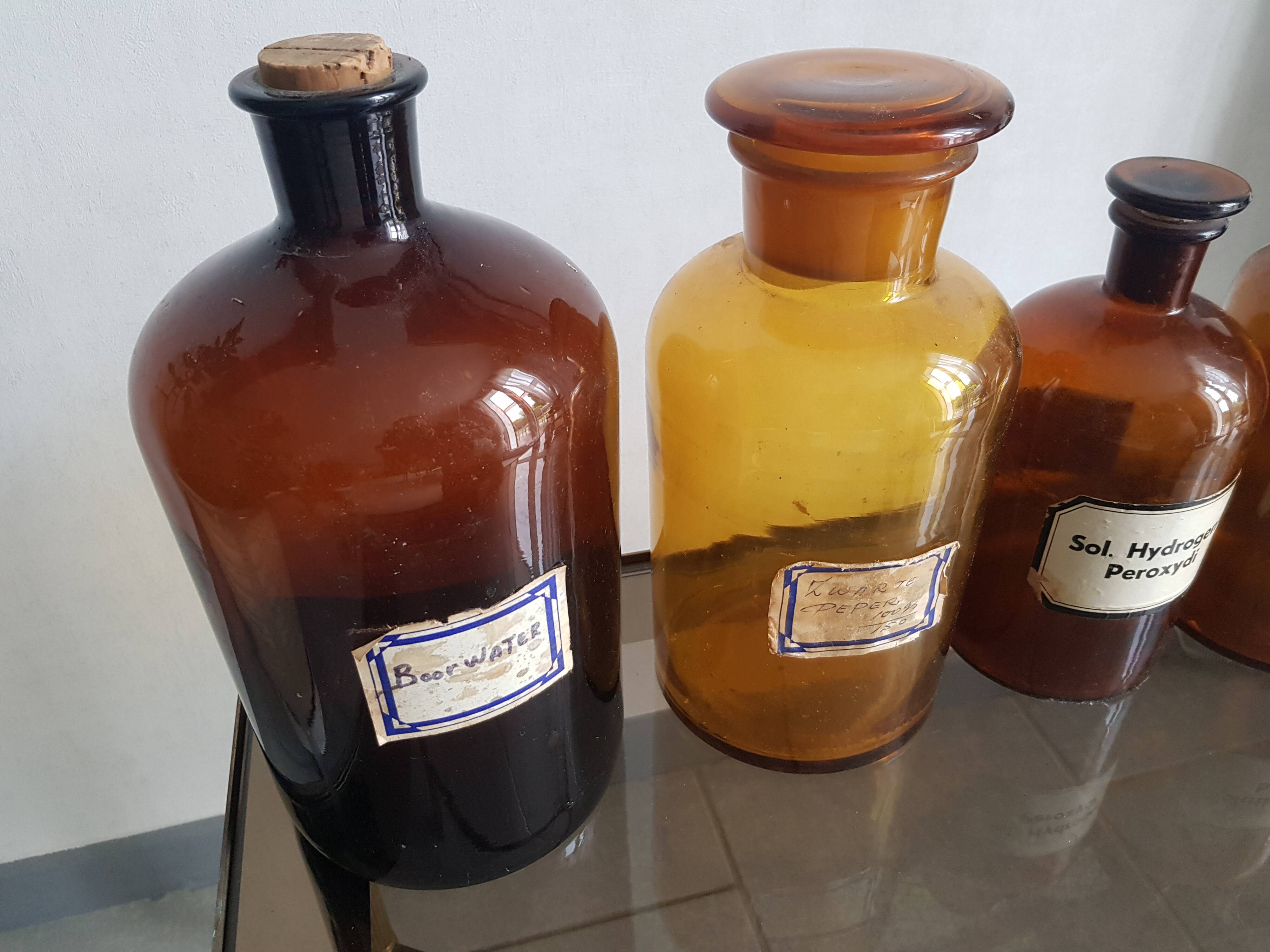 Pharmacy bottles