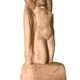 Terracotta Sculpture, Nude Bather, Signed Alfred Jean Halou, Early 20th Century 1910/1920
