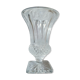 Crystal vase has spikes of diamonds