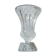 Crystal vase has spikes of diamonds