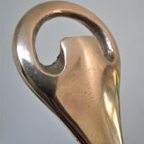 Modernist solid brass bottle opener by Carl Auböck