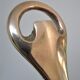 Modernist solid brass bottle opener by Carl Auböck