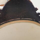 Napoleon III period armchair with floral tapestry, 19th century