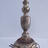 Pied de lampe métal doré néo classique