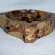 Art Deco marble ashtray signed Quercia 16.5 cm accessory cigar humidor
