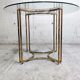 Vintage brass dining room set by Belgochrom, 1970s