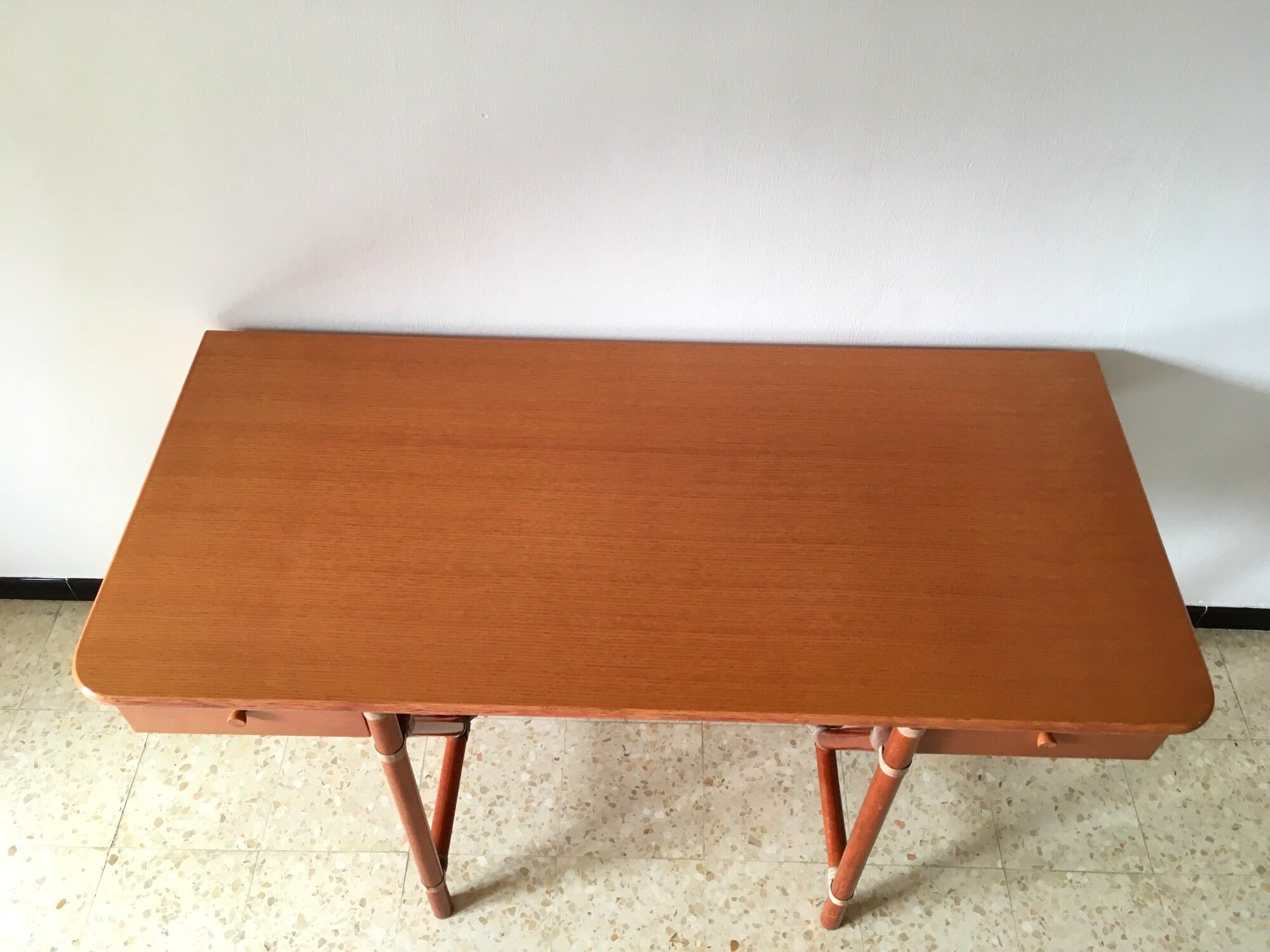Italian office Roberti Rattan vintage 80s