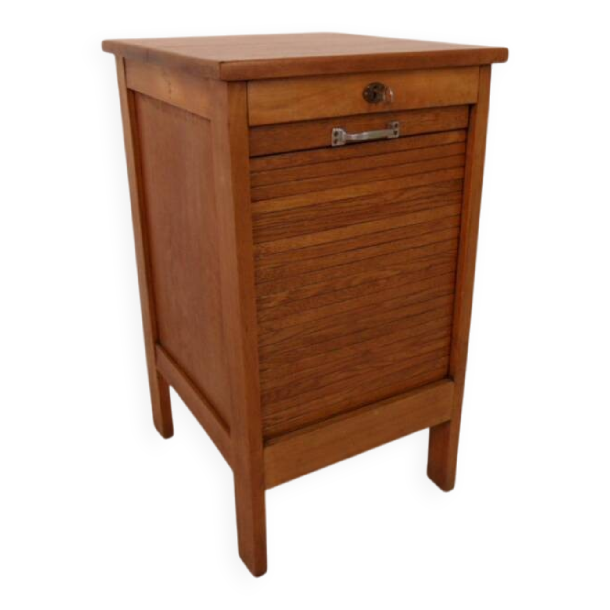 Vintage filing cabinet with roller shutter