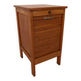 Cabinet de classement vintage avec rideau roulant