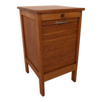 Vintage filing cabinet with roller shutter