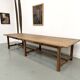 XXL farmhouse table in solid oak 350 cm - Reconstruction Style - 1950s