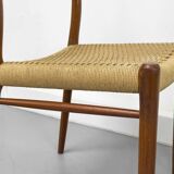Model 75 Chairs by Niels O. Møller for J.L Møllers, 1960s, Set of 4