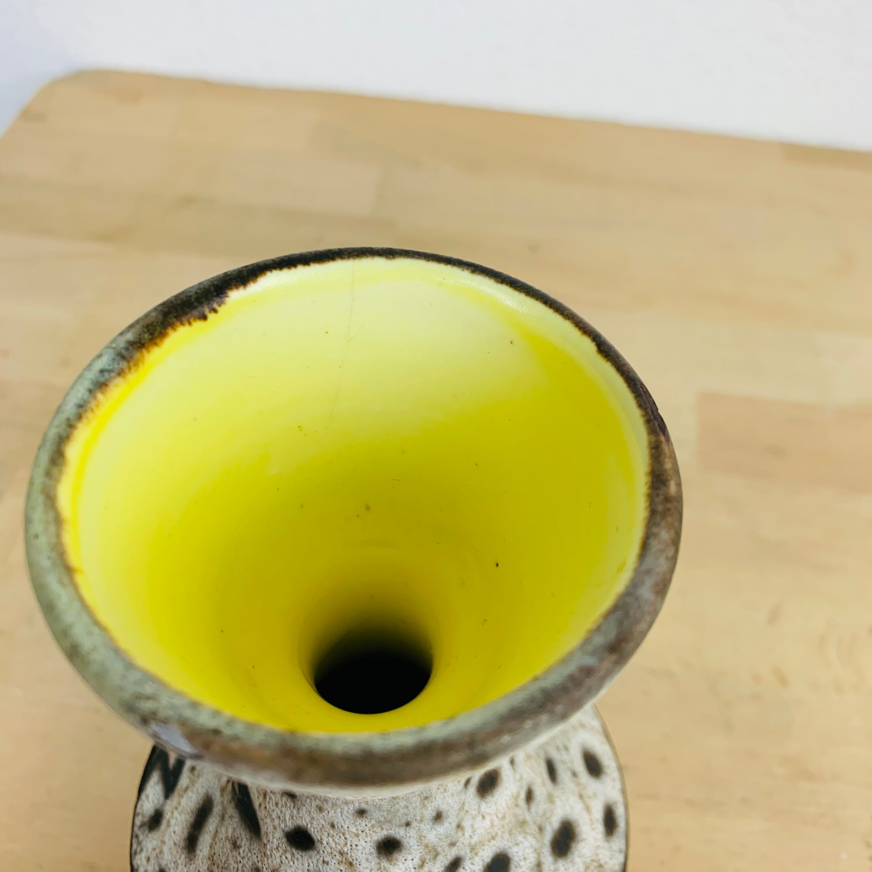 Vase signed Marius Bessone ceramic Vallauris