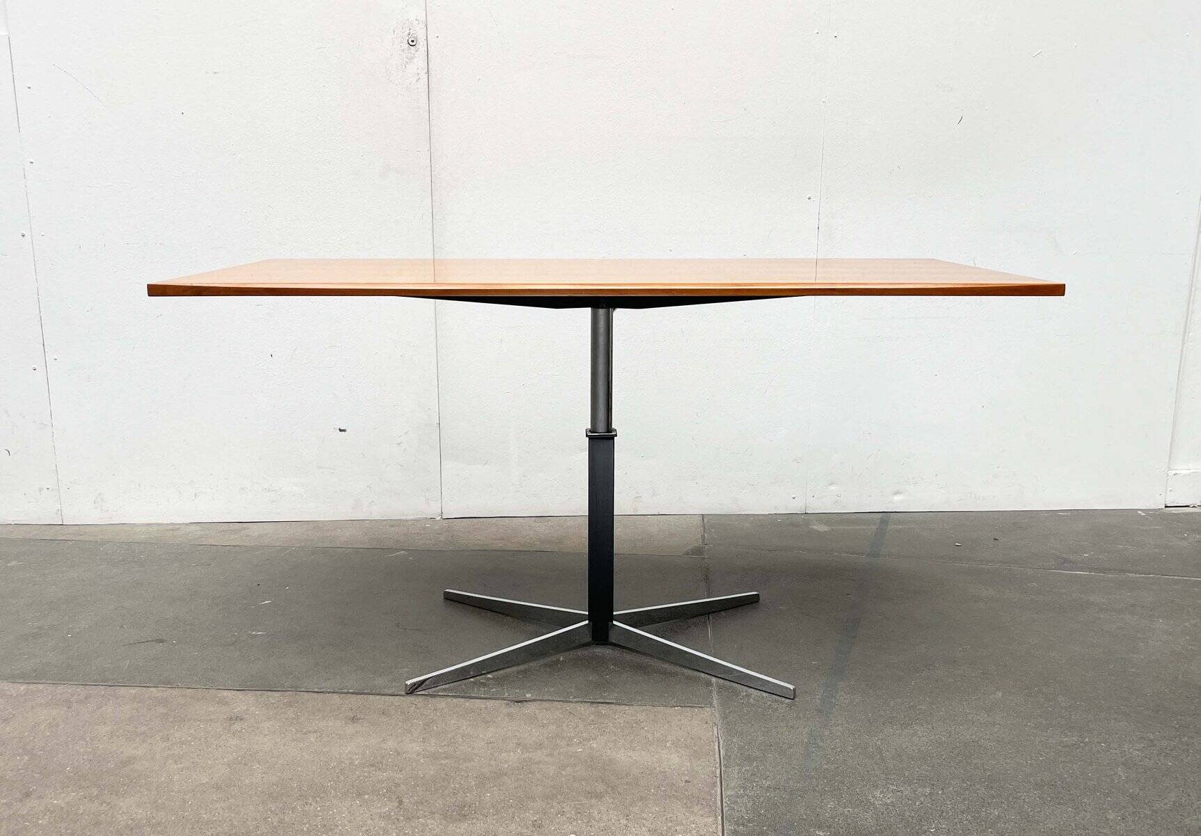 German adjustable dining table in mid-century style by J.M. Thomas for Wilhelm Renz, 1960s