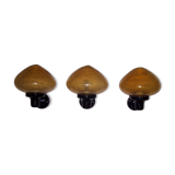 Trio of conical sconces - 70s