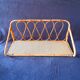 1960s rattan wall shelf