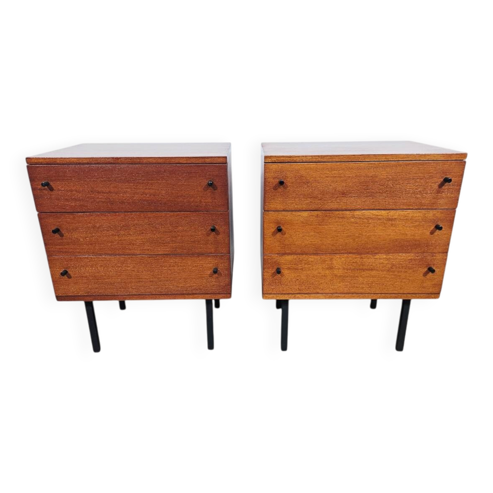 A pair of side cabinets, designed by Günter Renkel for REGO / Twen, Germany