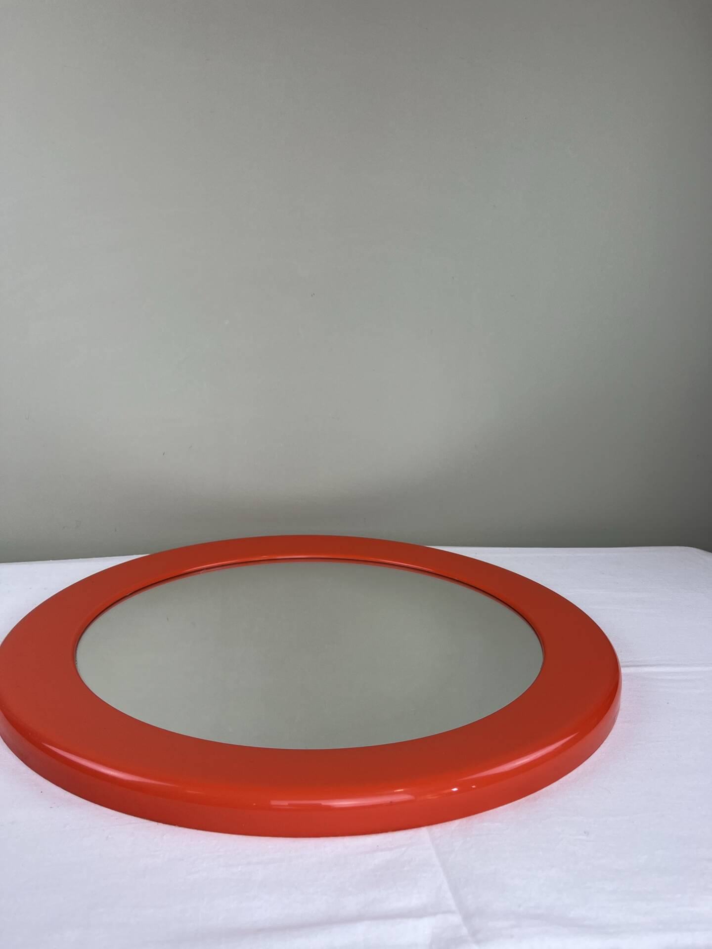Miroir orange vintage