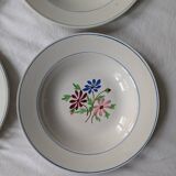 Set of 6 VF Paris soup plates