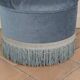 Velvet pouf