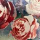 Oval watercolor with roses