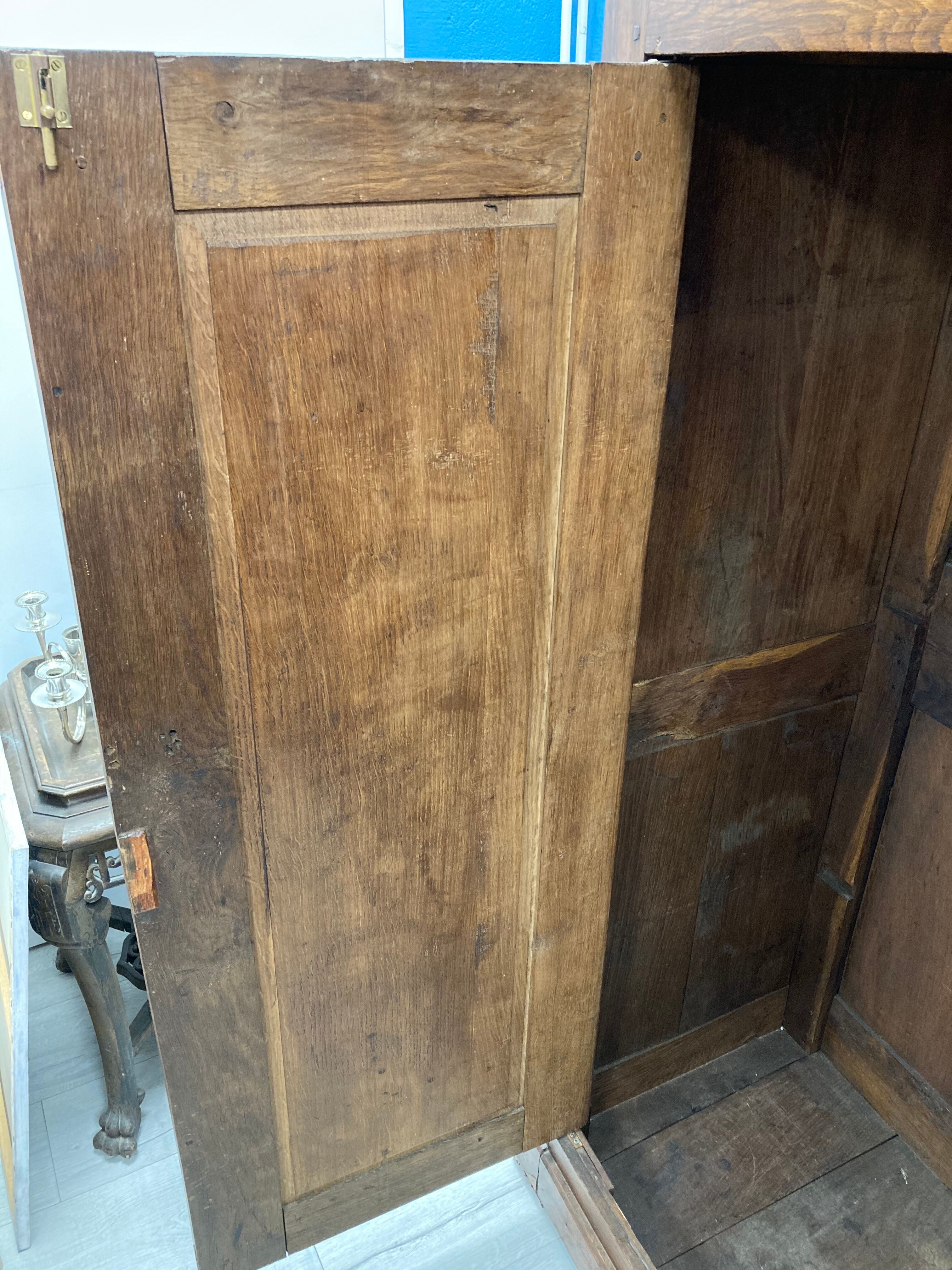 Solid oak cabinet