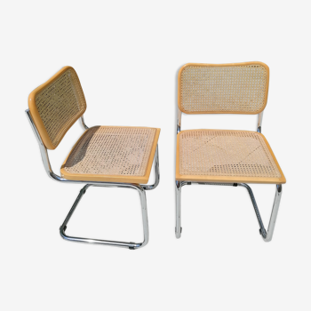 Duo of chairs by Marcel Breuer