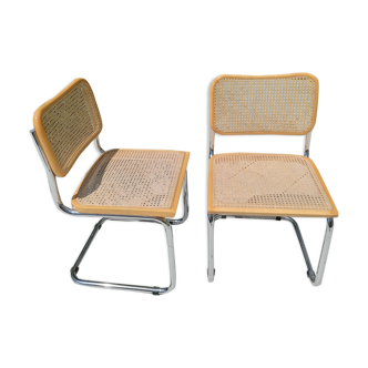 Duo of chairs by Marcel Breuer