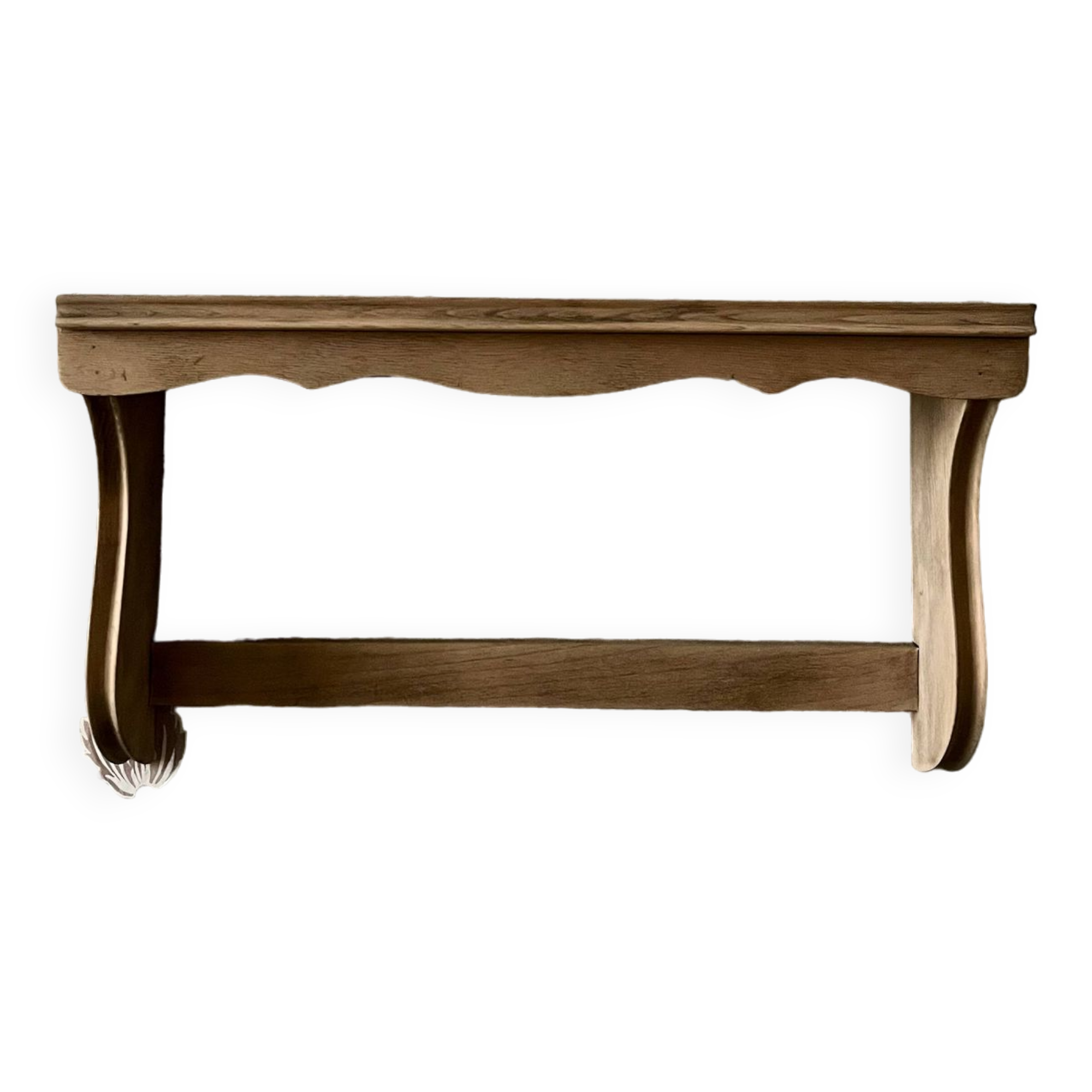 Renovated vintage wall shelf