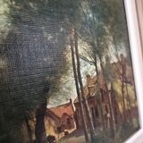 Framed reproduction Corot