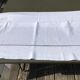 Drap 2 places lin brodé MB jour croisé