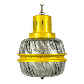 Suspension italienne jaune du milieu du siècle, années 1960
