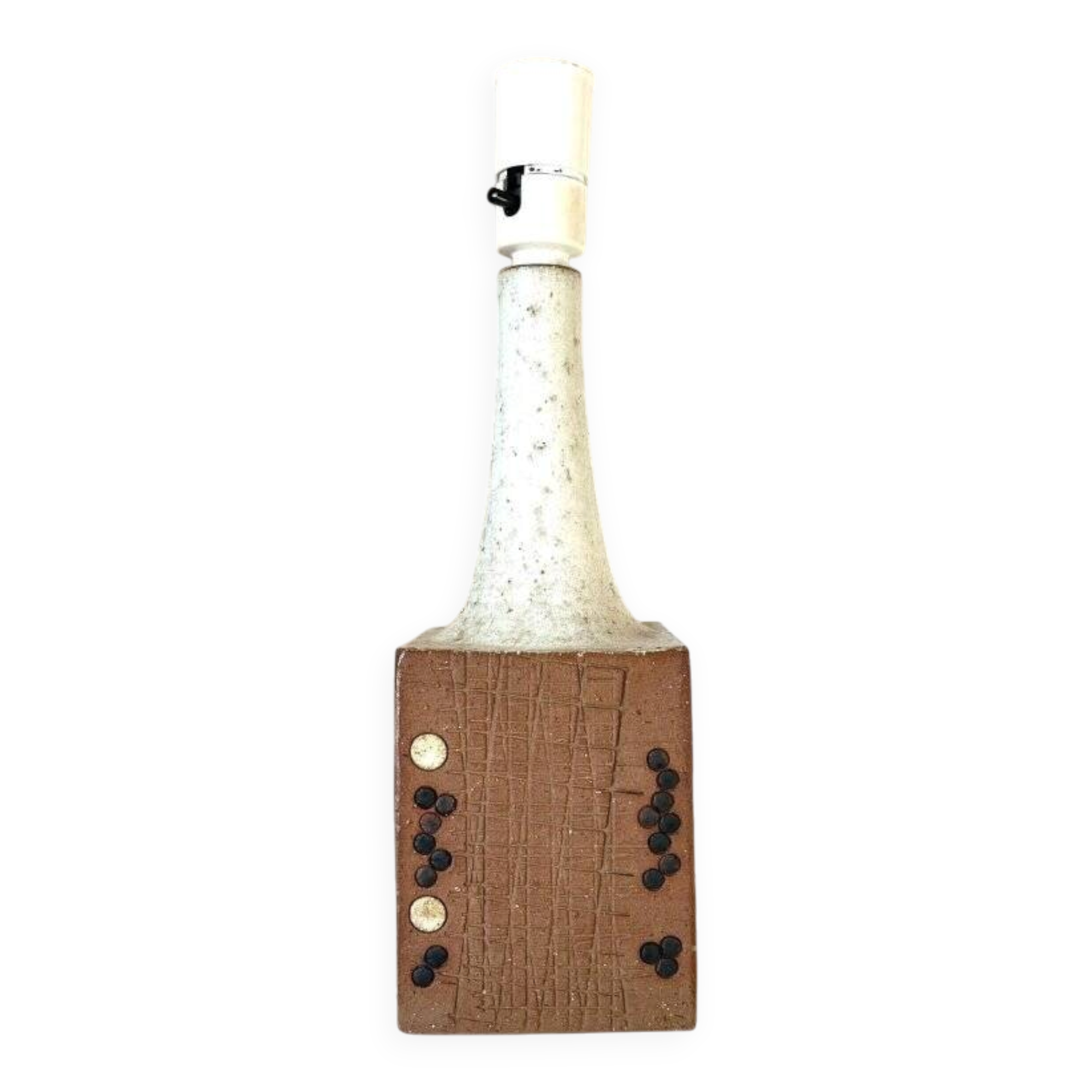 Vintage Danish table lamp in stoneware by Mette Løkke Stiil for Axella, 1970s