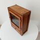 Vintage solid oak medicine cabinet