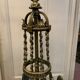 Louis XVI style chandelier in bronze and crystal pendants XIX Century