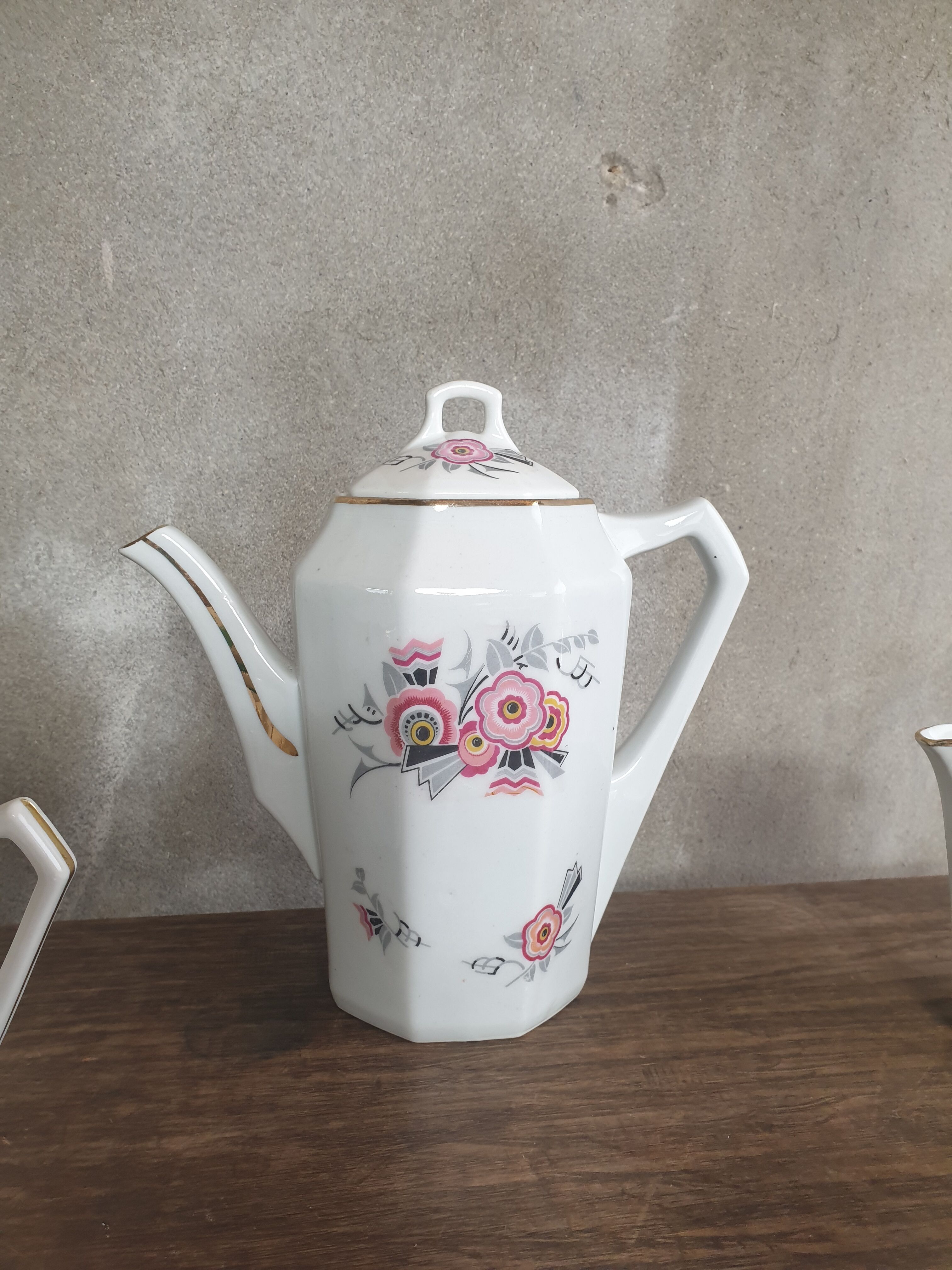 art deco coffee service