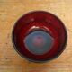 Salad bowl + 6 vintage ARCOROC Sierra molded glass bowls, ruby red, Vinta