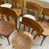 Set of 11 Baumann bistro chairs
