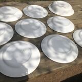 Set plates and dish Moulin des Loups