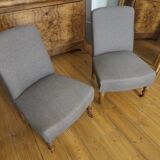 Set of 2 cocktail armchairs