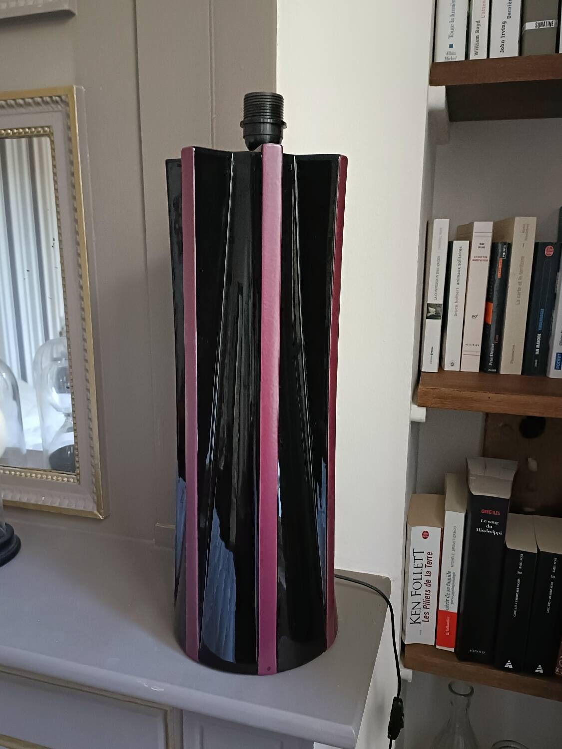 Kostka ceramic lamp base