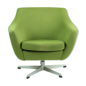 fauteuil vert du milieu