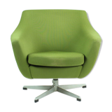 Fauteuil vert du milieu du siècle par Up Zavody, Tchécoslovaquie 1979