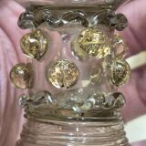 Roemer Glasses and Carafe 19th Century Mouth Blown Crystal